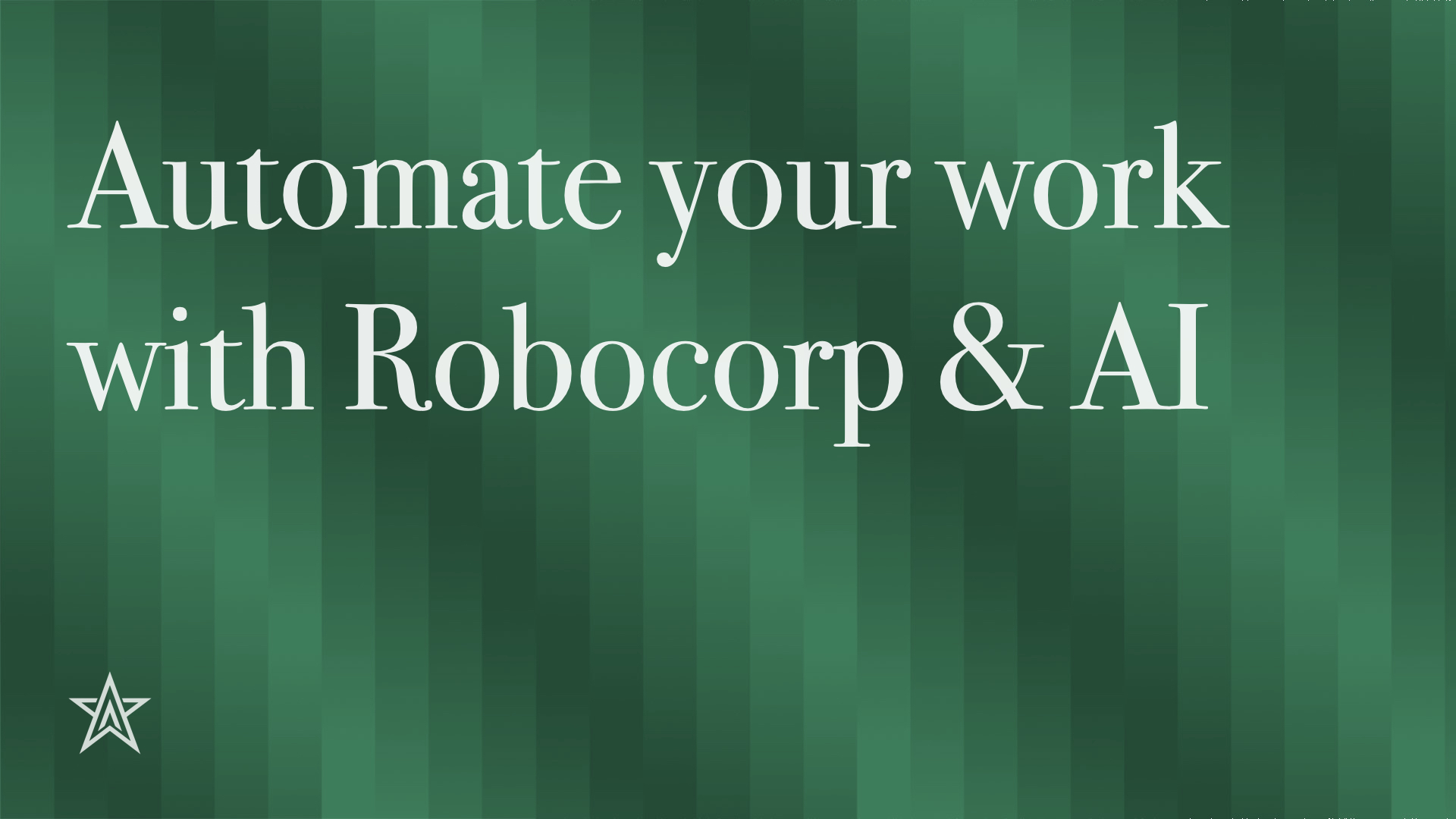 Robocorp course cover